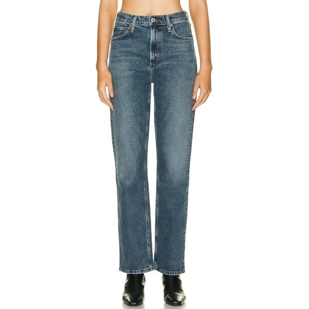AGOLDE Vintage High Rise Bootcut Jeans 25 Prophecy Medium Wash High Rise Stretch
